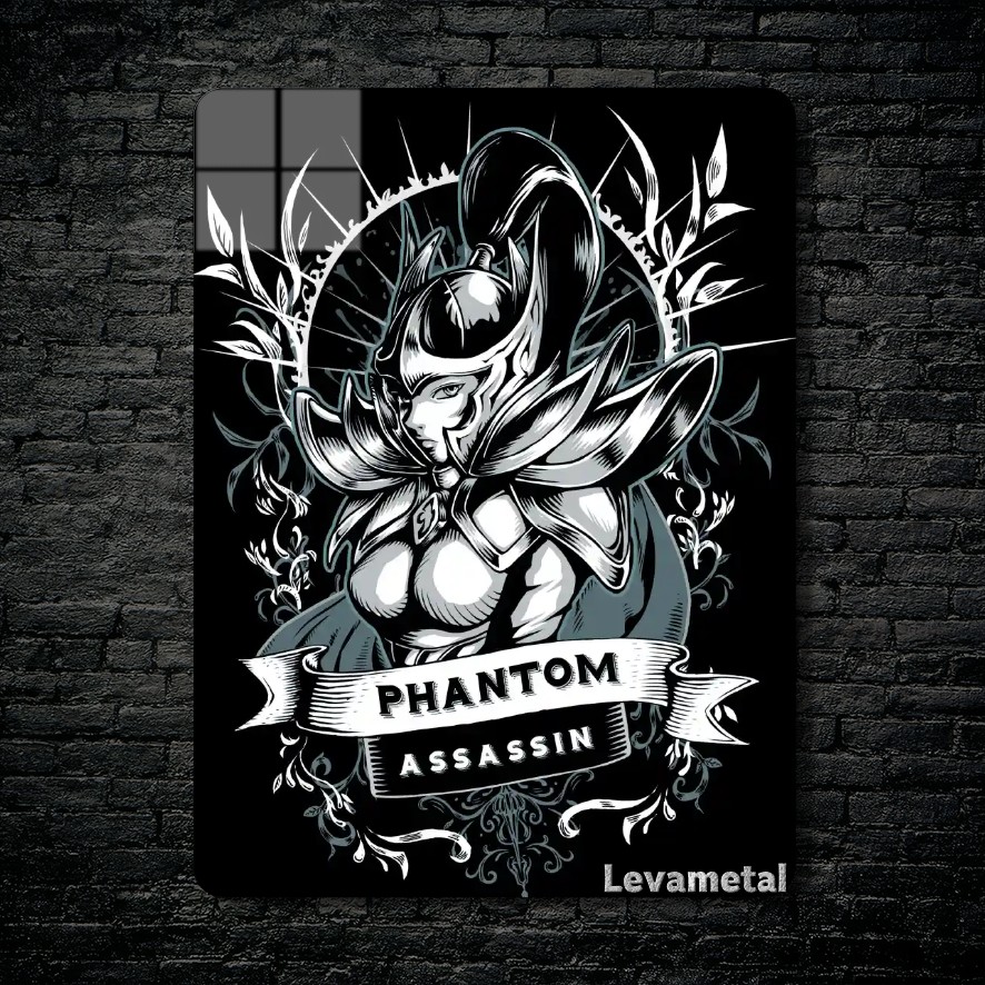متال پوستر phantom assassin از گیم دوتا2 , dota2 با کد D-380