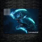 متال پوستر phantom assassin از گیم دوتا2 , dota2 با کد D-381