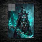 متال پوستر phantom assassin از گیم دوتا2 , dota2 با کد D-384