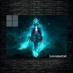 متال پوستر phantom assassin از گیم دوتا2 , dota2 با کد D-394