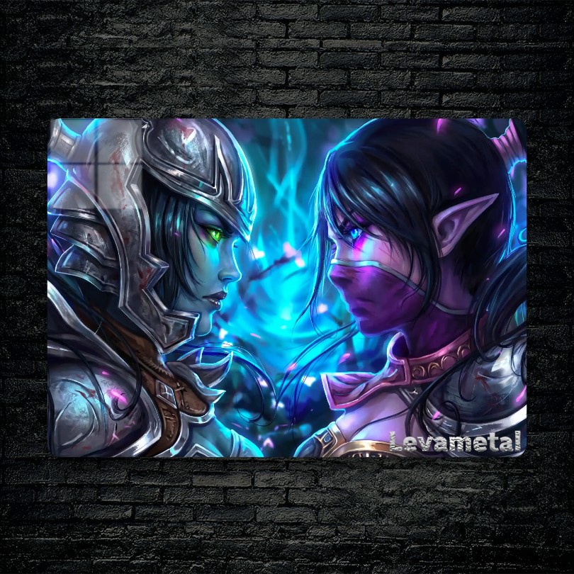متال پوستر phantom assassin از گیم دوتا2 , dota2 با کد D-398