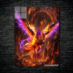 متال پوستر phoenix از گیم دوتا2 , dota2 با کد D-414