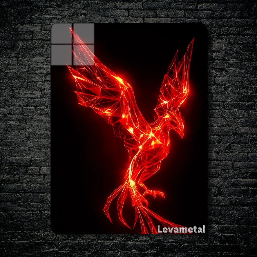 متال پوستر phoenix از گیم دوتا2 , dota2 با کد D-417