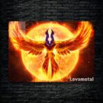 متال پوستر phoenix از گیم دوتا2 , dota2 با کد D-419