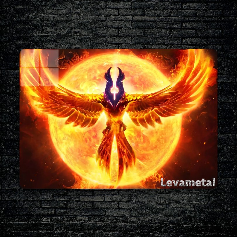 متال پوستر phoenix از گیم دوتا2 , dota2 با کد D-419