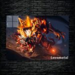 متال پوستر primal beast از گیم دوتا2 , dota2 با کد D-424