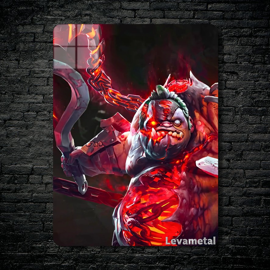 متال پوستر pudge از گیم دوتا2 , dota2 با کد D-442