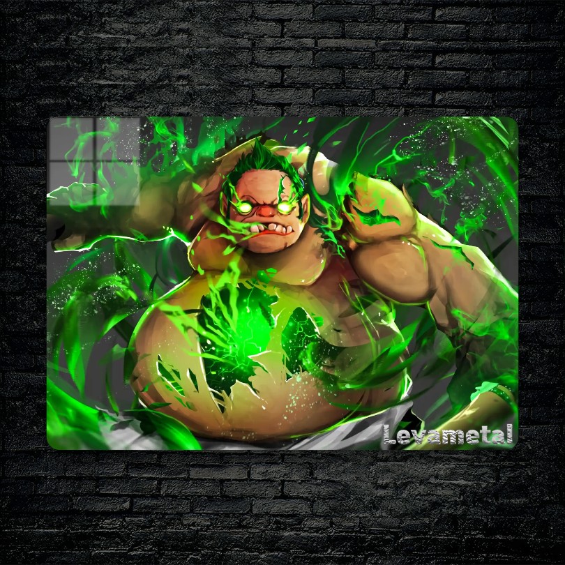 متال پوستر pudge از گیم دوتا2 , dota2 با کد D-443