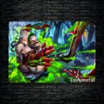 متال پوستر pudge از گیم دوتا2 , dota2 با کد D-444