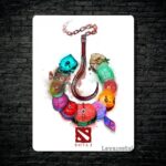 متال پوستر pudge از گیم دوتا2 , dota2 با کد D-454