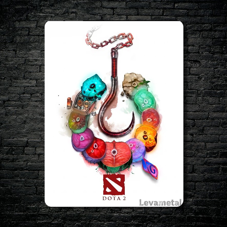 main-mockup-20466-1784311404.jpeg متال پوستر pudge از گیم دوتا2 , dota2 با کد D-454