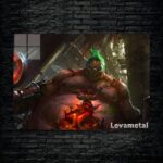 متال پوستر pudge از گیم دوتا2 , dota2 با کد D-462