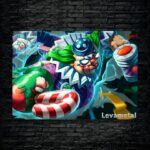 متال پوستر pudge از گیم دوتا2 , dota2 با کد D-474