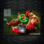 متال پوستر pudge از گیم دوتا2 , dota2 با کد D-475
