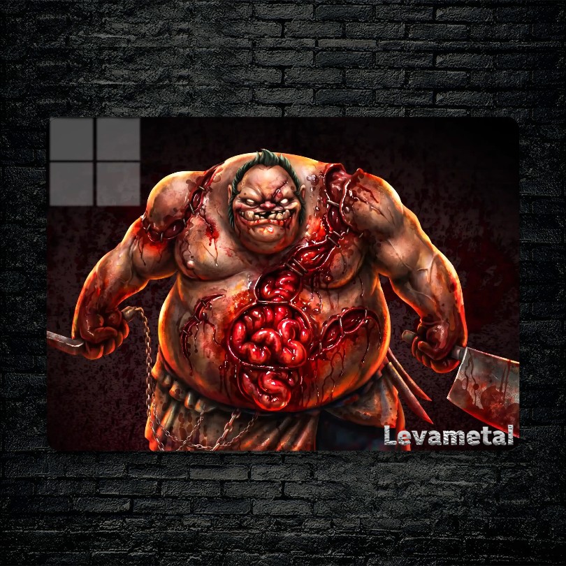 متال پوستر pudge از گیم دوتا2 , dota2 با کد D-477