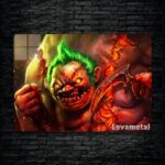 متال پوستر pudge از گیم دوتا2 , dota2 با کد D-481
