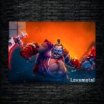 متال پوستر pudge از گیم دوتا2 , dota2 با کد D-482