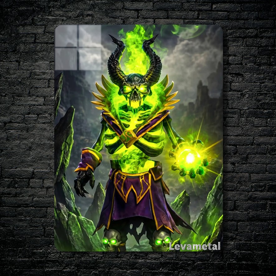 متال پوستر pugna از گیم دوتا2 , dota2 با کد D-495