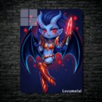 متال پوستر queen of pain از گیم دوتا2 , dota2 با کد D-506