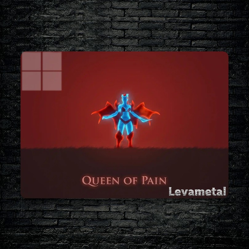 متال پوستر queen of pain از گیم دوتا2 , dota2 با کد D-511