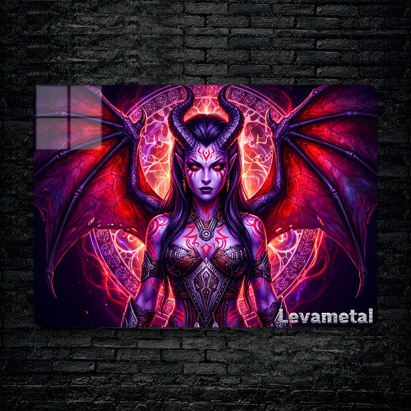 متال پوستر queen of pain از گیم دوتا2 , dota2 با کد D-517