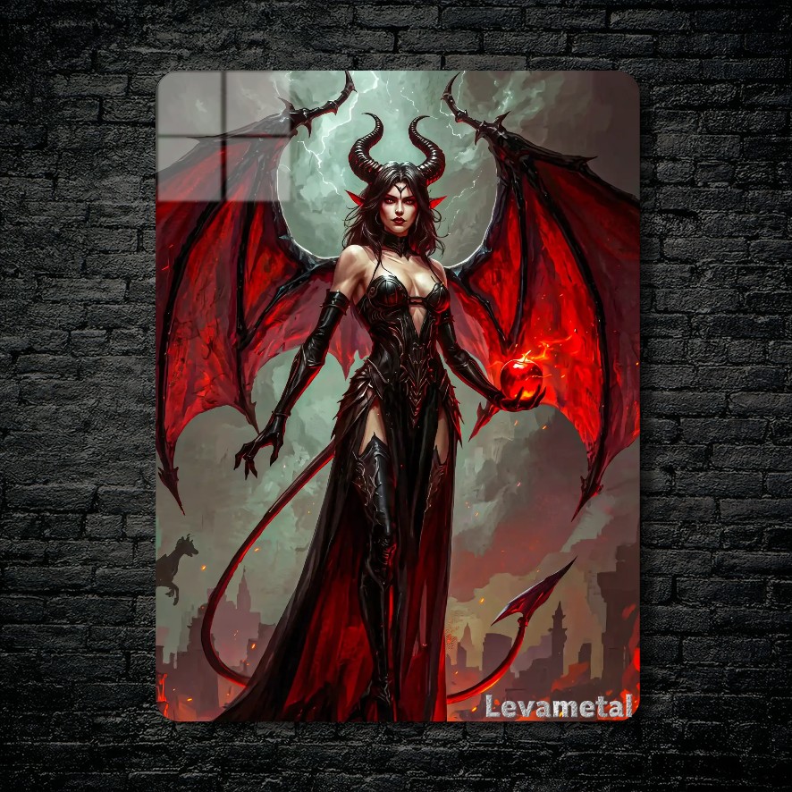 متال پوستر queen of pain از گیم دوتا2 , dota2 با کد D-520
