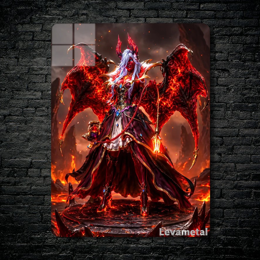 متال پوستر queen of pain از گیم دوتا2 , dota2 با کد D-524