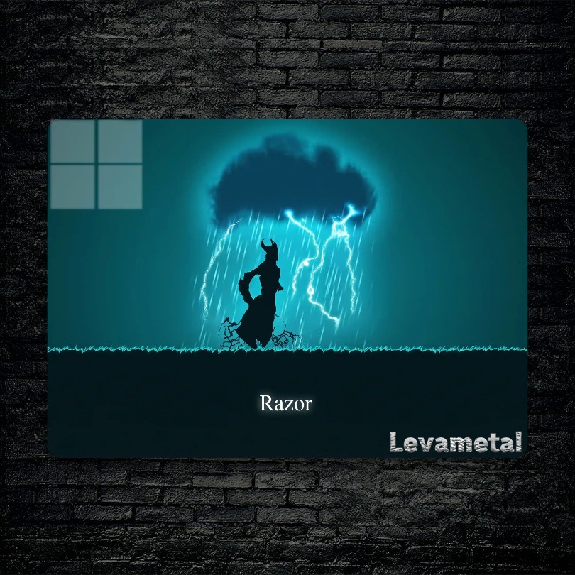 متال پوستر razor از گیم دوتا2 , dota2 با کد D-539