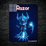 متال پوستر razor از گیم دوتا2 , dota2 با کد D-543