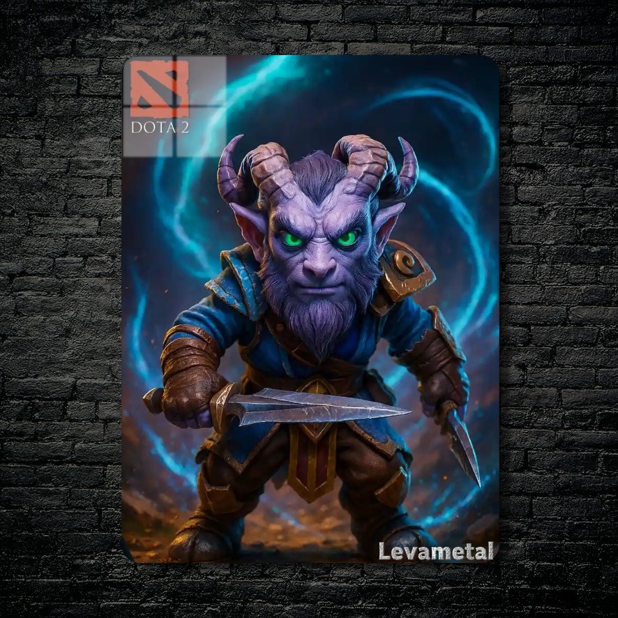 متال پوستر riki از گیم دوتا2 , dota2 با کد D-544