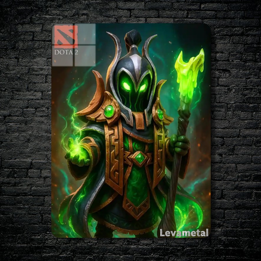 متال پوستر rubick از گیم دوتا2 , dota2 با کد D-556