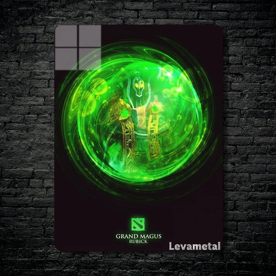 متال پوستر rubick از گیم دوتا2 , dota2 با کد D-560