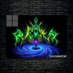 متال پوستر rubick از گیم دوتا2 , dota2 با کد D-581
