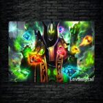متال پوستر rubick از گیم دوتا2 , dota2 با کد D-584