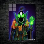 متال پوستر rubick از گیم دوتا2 , dota2 با کد D-590