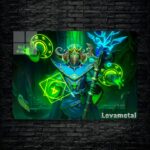 متال پوستر rubick از گیم دوتا2 , dota2 با کد D-591