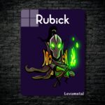 متال پوستر rubick از گیم دوتا2 , dota2 با کد D-592