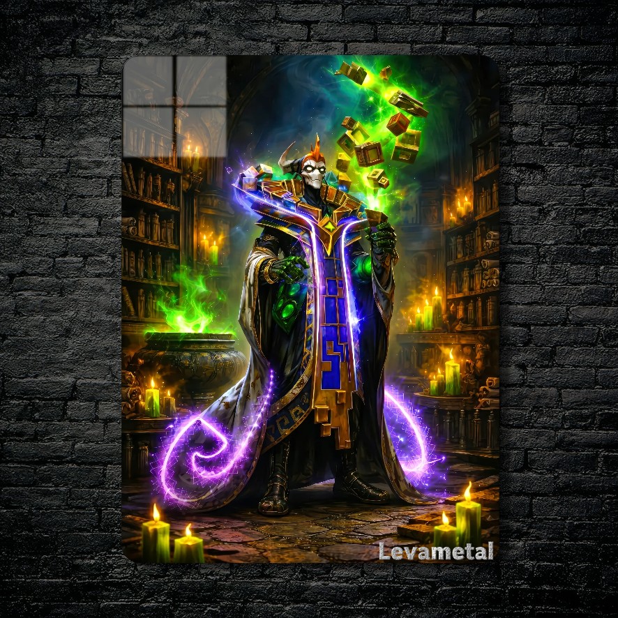 main-mockup-20976-1784359011.jpeg متال پوستر rubick از گیم دوتا2 , dota2 با کد D-600