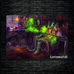 متال پوستر rubick از گیم دوتا2 , dota2 با کد D-601