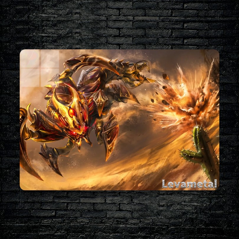 متال پوستر sand king از گیم دوتا2 , dota2 با کد D-608