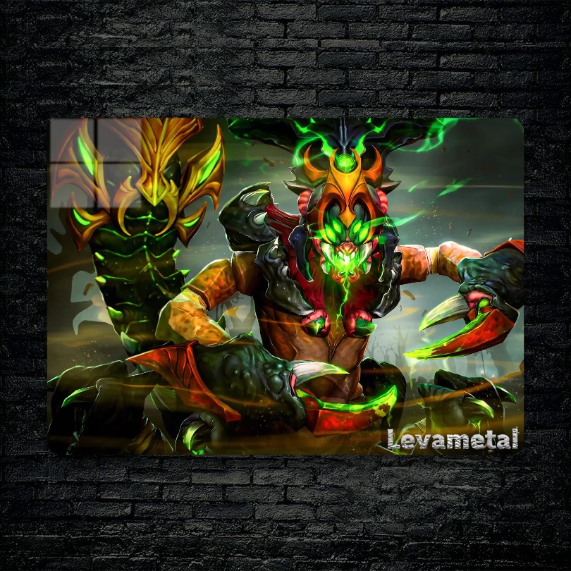 متال پوستر sand king از گیم دوتا2 , dota2 با کد D-615