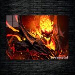 متال پوستر Shadow fiend از گیم دوتا2 , dota2 با کد D-645