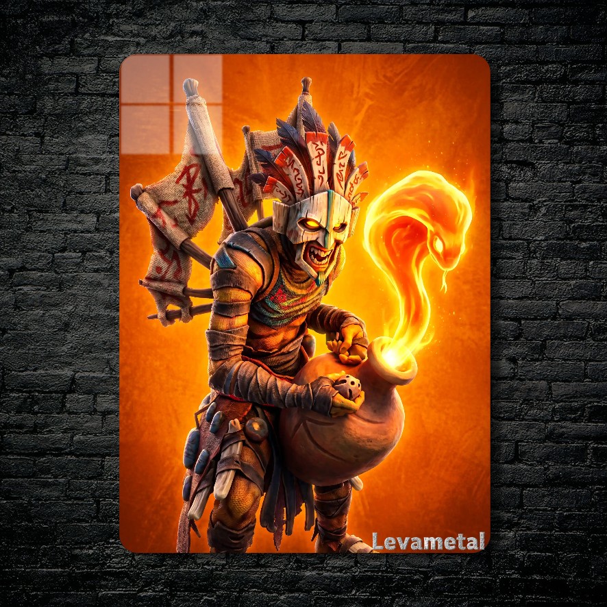 متال پوستر Shadow shaman از گیم دوتا2 , dota2 با کد D-707