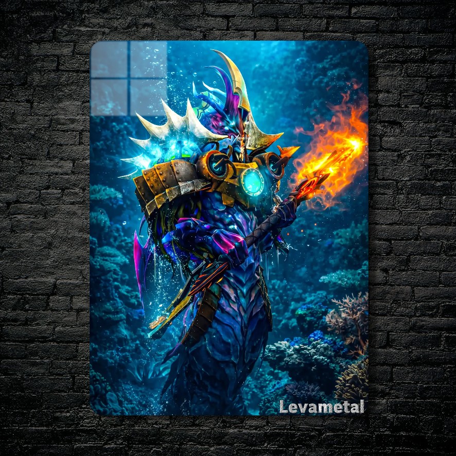 متال پوستر slardar از گیم دوتا2 , dota2 با کد D-746