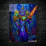 متال پوستر slardar از گیم دوتا2 , dota2 با کد D-747