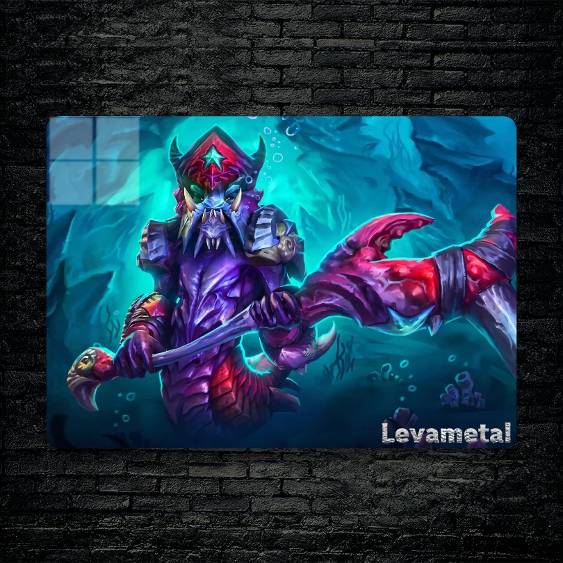 متال پوستر slardar از گیم دوتا2 , dota2 با کد D-748