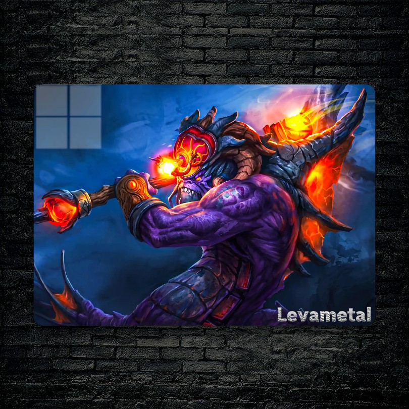متال پوستر slardar از گیم دوتا2 , dota2 با کد D-749
