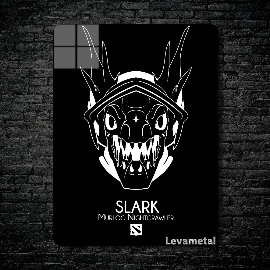 متال پوستر slark از گیم دوتا2 , dota2 با کد D-753