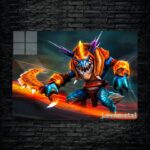 متال پوستر slark از گیم دوتا2 , dota2 با کد D-754