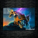 متال پوستر slark از گیم دوتا2 , dota2 با کد D-756